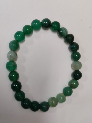 Bracciale in Agata Verde