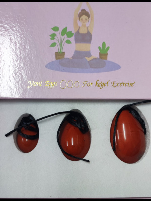 Yoni Eggs  Red Jasper