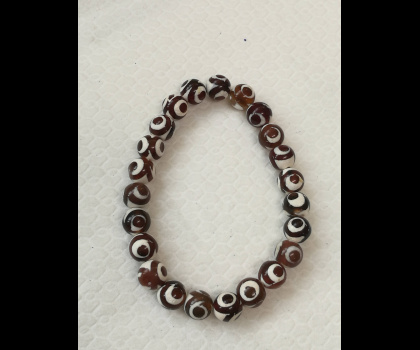 Bracciale in Agata corniola trattata
