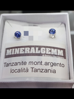Orecchini in Tanzanite