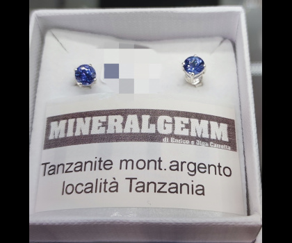 Orecchini in Tanzanite